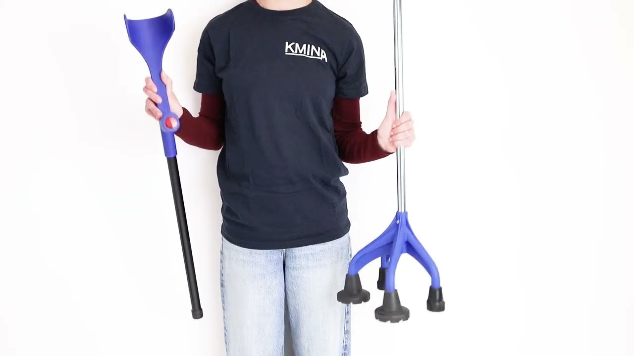 4 LEG CRUTCH (BLUE) | MULETA 4 PATAS (AZUL) | KMINA - USE