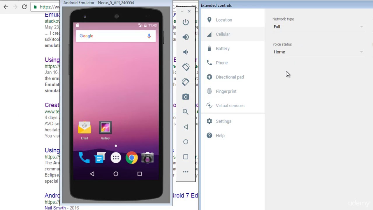 Learn about features in android virtual device - YouTube