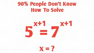 Can You Solve This Tricky Exponential Equation