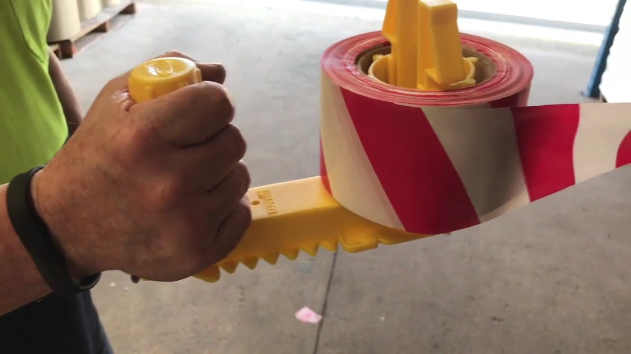 Barrier Tape Dispenser YouTube