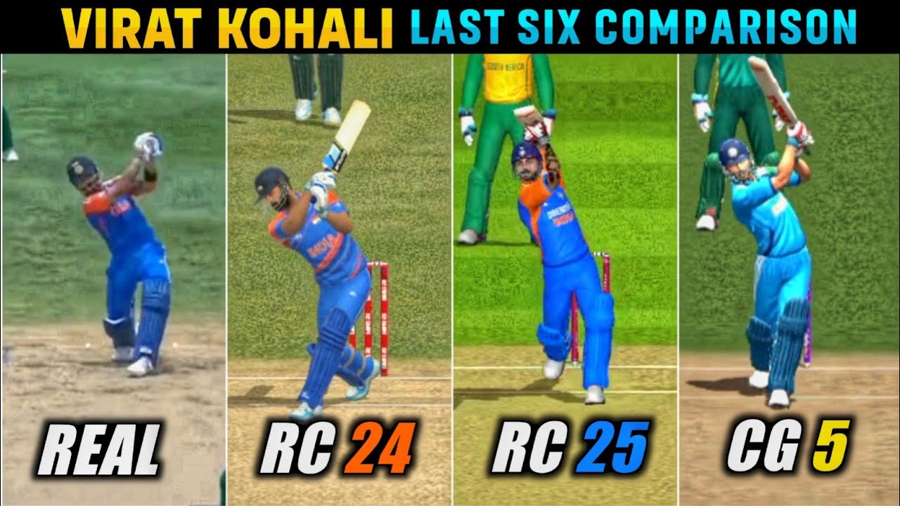 𝗩𝗶𝗿𝗮𝘁 𝗞𝗼𝗵𝗹𝗶 𝗟𝗮𝘀𝘁 𝗦𝗶𝘅 | 𝗖𝗼𝗺𝗽𝗮𝗿𝗶𝘀𝗼𝗻 - 𝗥𝗲𝗮𝗹 𝗟𝗶𝗳𝗲 , 𝗥𝗲𝗮𝗹 𝗖𝗿𝗶𝗰𝗸𝗲𝘁 𝟮𝟱 , 𝗚𝗮𝗺𝗲 𝗖𝗵𝗮𝗻𝗴𝗲𝗿 𝟱 , 𝗥𝗲𝗮𝗹 𝗖𝗿𝗶𝗰𝗸𝗲𝘁 𝟮𝟰