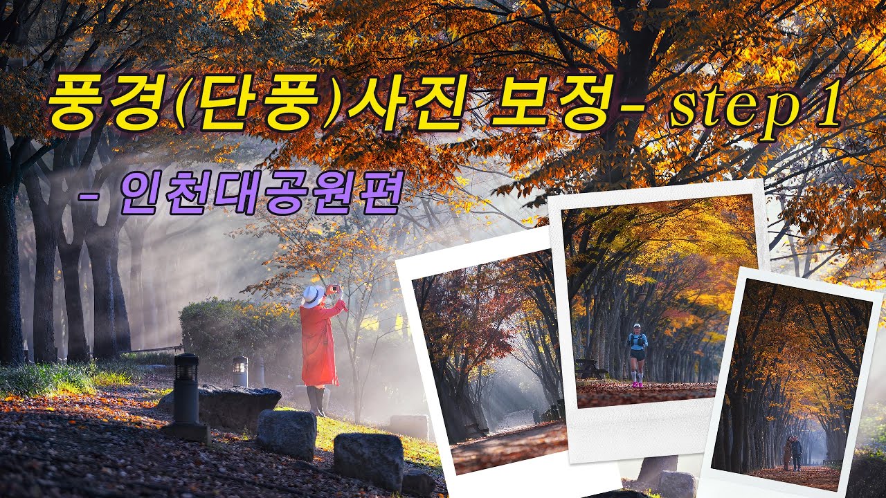 풍경(단풍) 사진 보정 Step 1 - 준비단계   