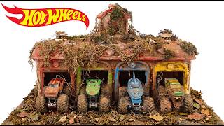 Cleaning And Repairing an Abandoned Hot Wheels Garage After years | ASMR Satisfying Diorama Cleaning