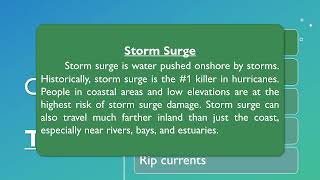 Hurricane Preparedness Week 2023 Day 1