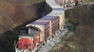(HD) 玉ねぎ列車 北の大地を力走! (DD51プッシュプル 臨時高速貨物列車) Part.2