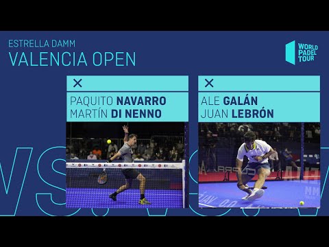 Resumen Semifinal Navarro/Di Nenno Vs Galán/Lebrón Estrella Damm València Open