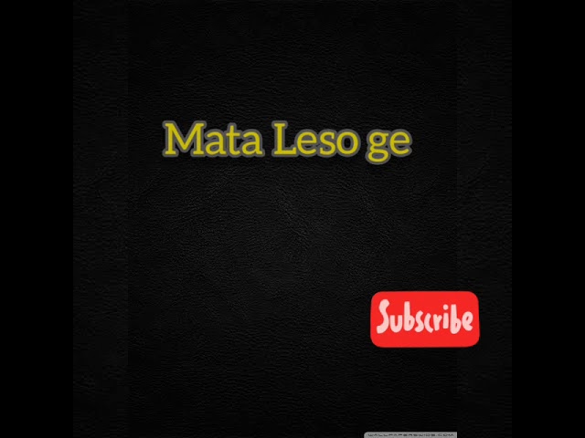 Lagu Mata Leso Ge Mata leso ge terjemahan Indonesia - YouTube