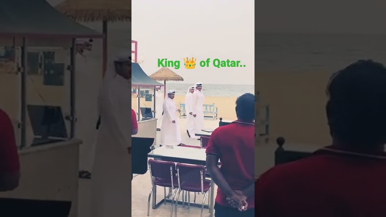 Qatar king...sheikh Tamim bin Hamad Al thani Visit wakrah souq..