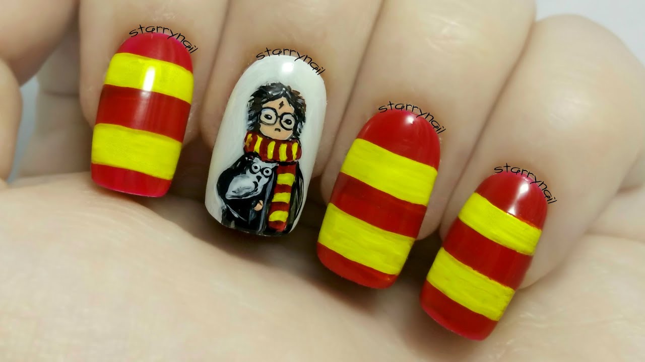 5. "Harry Potter Nail Art for Beginners" - wide 7