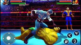 Captain Hero Wrestling Battle Arena Ring Fighting Simulator | Superhero Fight Superhero - GamePlay screenshot 1