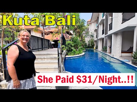 She Paid $ 31/Night For This Hotel In Kuta Bali..!! Would You Stay Here..?? Grand Barong Resort