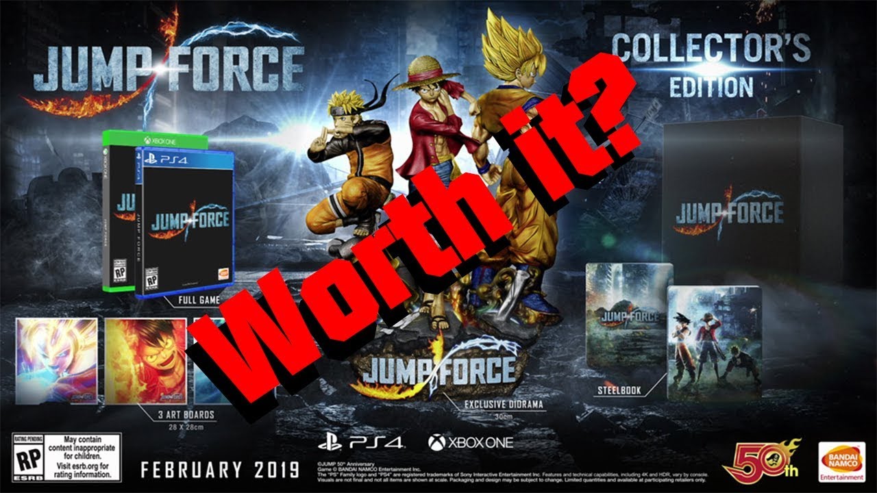 Is Jump Force Worth It Is The Jump Force Collectors Edition Worth it? - YouTube
