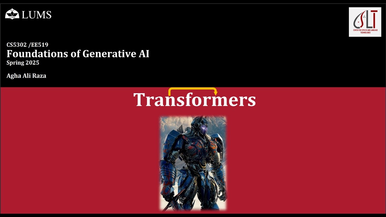 [Generative AI in Urdu/Hindi] Lecture 17: Transformers (first pass)
