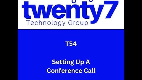 T54: Set up a conference call on a Yealink T54 Verizon OneTalk device