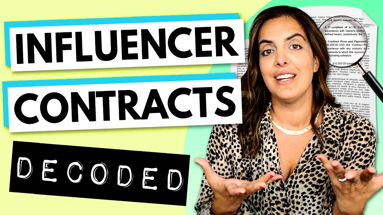 Influencer Contracts  Tips For Creators  Everything You Need To Know