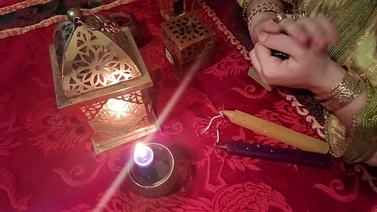 قراءة روحانية/كشف بألوان الشموع💛💜للبشرة البيضاء/الحنطيه/السمراء حساب واعر بالجواد والكارطة المغربيه💯