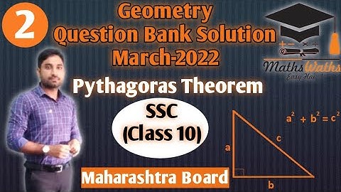 SSC 2025 Maths Question Bank Solution || Geometry || Pythagoras theorem Part 2 || By Tabrez Sir