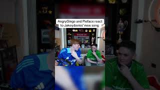 Angry Ginge and Pieface React To Jakeydavies' New Song 😭 #angryginge #pieface #shorts #jakeydavies