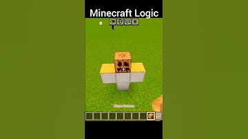 Minecraft Logic #minecraft #shorts #gaming #logic