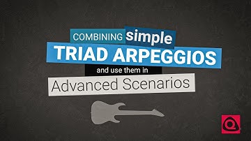 TRIAD ARPEGGIOS over 6 strings for MODES and ADVANCED guitar solos