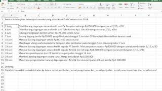 P11 Praktek Menyusun Jurnal Khusus: Jurnal Pembelian, Pengeluaran / Penerimaan Kas, Penjualan & Umum