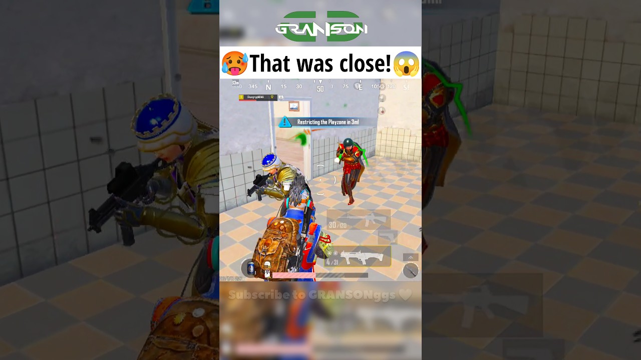 "1hp 1v4 with DBS only!" 😳😱 TOO CLOSE!