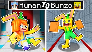 From HUMAN to BUNZO in Minecraft!