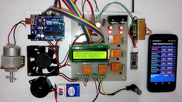 Arduino based device control using Bluetooth on Smartphone