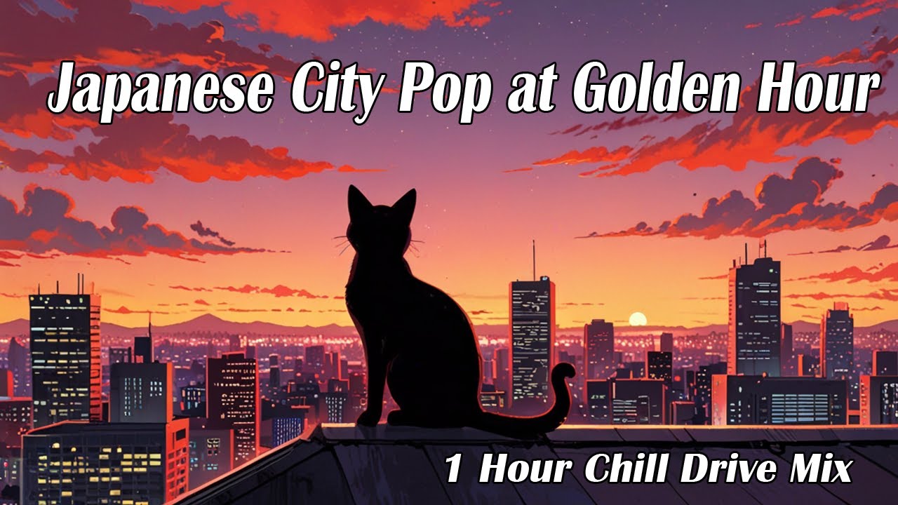 Japanese City Pop at Golden Hour 🌇 1 Hour Chill Drive Mix