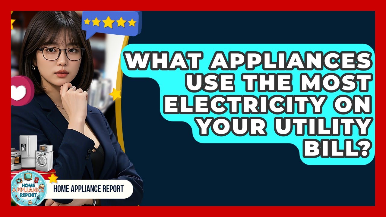 What Appliances Use The Most Electricity On Your Utility Bill? - Home Appliance Report