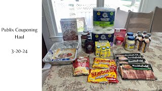 Publix Couponing Haul 32024