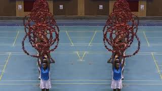 Hoops display for mass demonstration by #lnipe students || Mass demonstration video with hoops ||