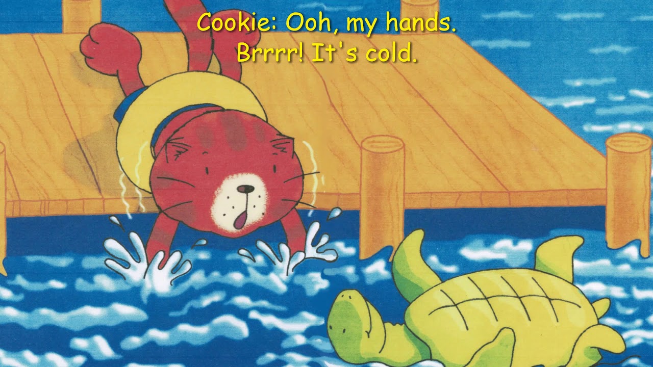 Cookie & Friends Starter Story 3 Cookie Goes Swimming (Story, audio & text) YouTube