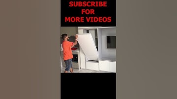 WOW : MUST WATCH foldable furniture for small spaces | space saving study table #shorts