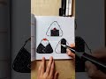 Grilled Onigiri Coloring Page 🍙 Japanese Food Art #shorts