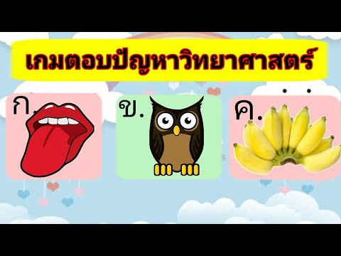 เกม ตอบปัญหาวิทยาศาสตร์ 10 ข้อ | เกมสร้างสรรค์สำหรับเด็กและเยวาชน | WAWA Kids art