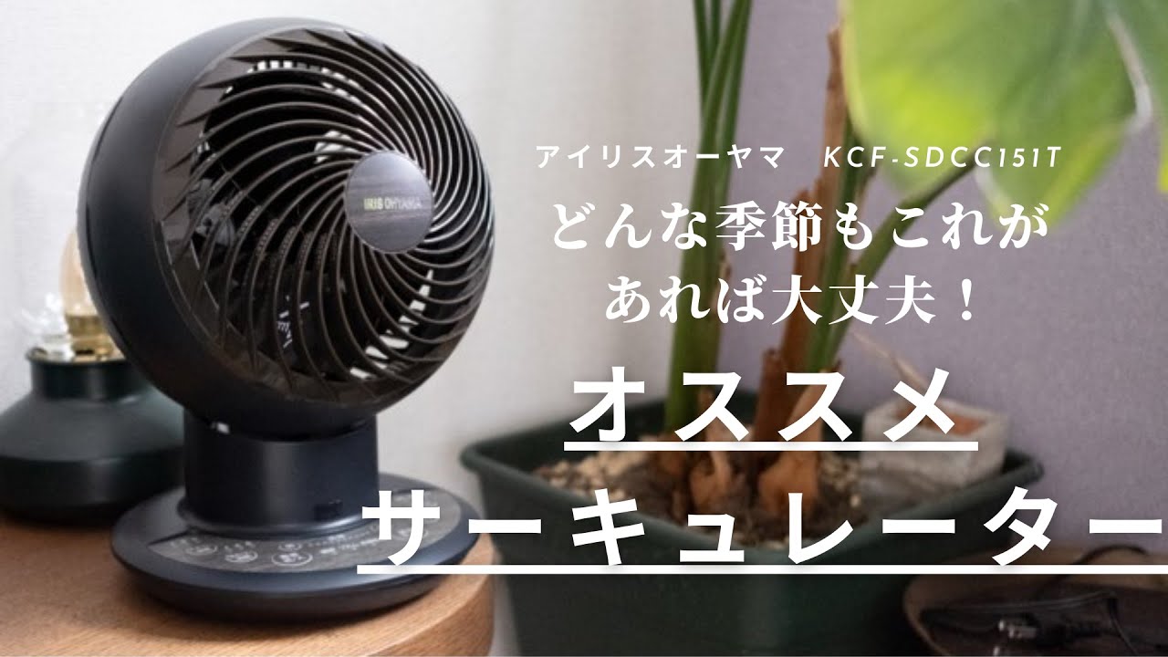 サーキュレーター】KCF-SDCC151T ブラック 24畳様アイリスオーヤマ-