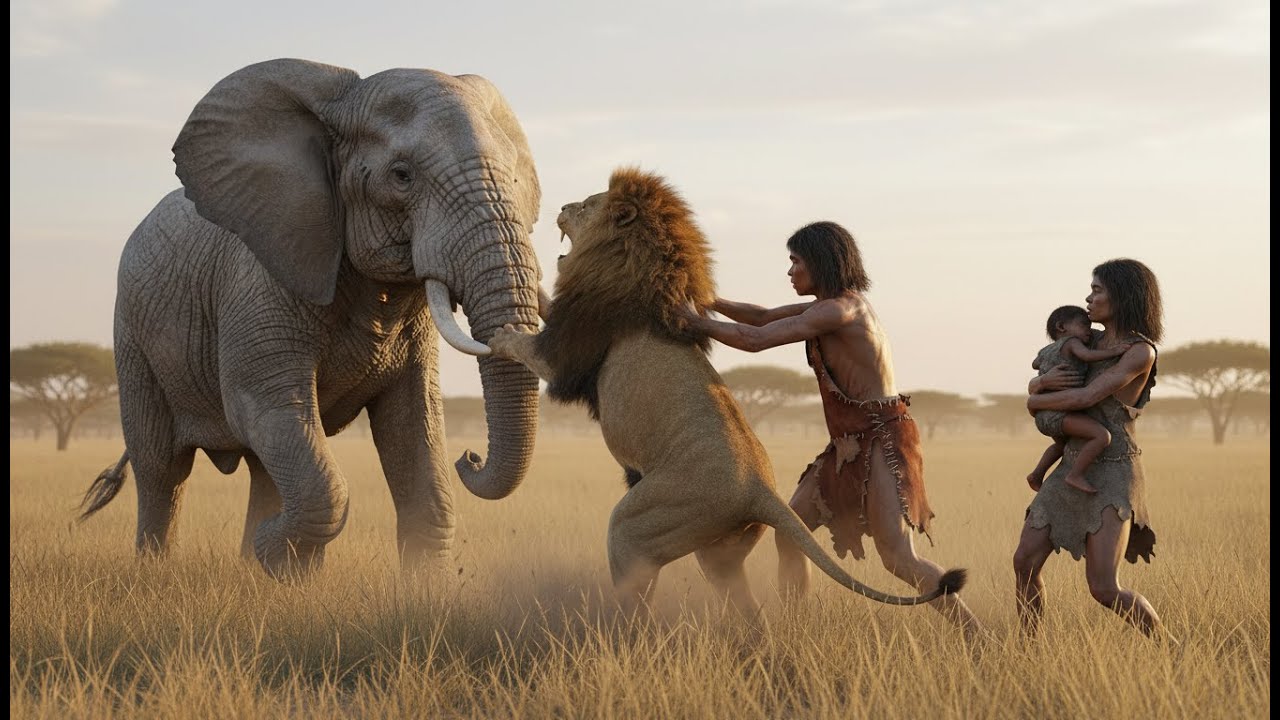 Life 3.1 Million Years Ago | Prehistoric Life and Early Humans Fighting for Survival