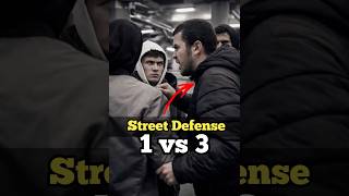 Street Defense 1 Vs 3. One Vs Three Street Fight.