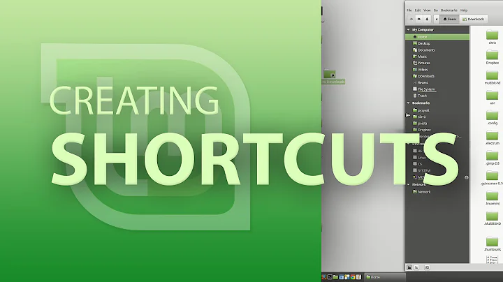 How to create shortcuts in Linux Mint