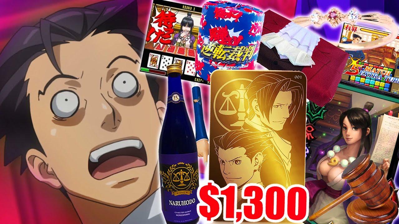 The Absurd World of Ace Attorney Products