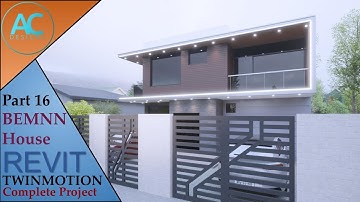 BEMNN House | Part 16 | Complete Step By Step Project | Revit and Twinmotion Tutorial