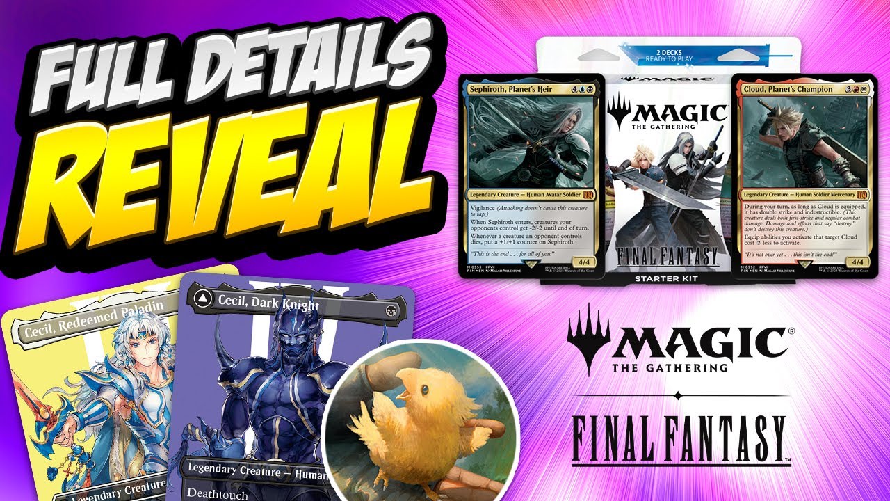 final fantasy mtg forest Magic: Universes Beyond: Final Fantasy: Commander Deck