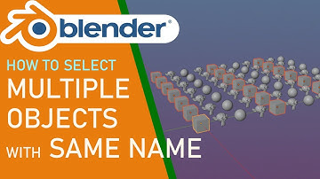 Blender how to select multiple objects with the same name
