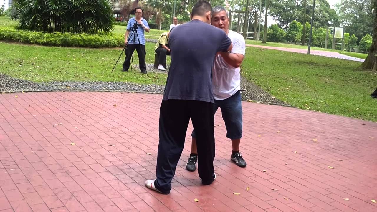 AMK HILL TOP PUSHHAND .VICTOR VS FATTY LOH.