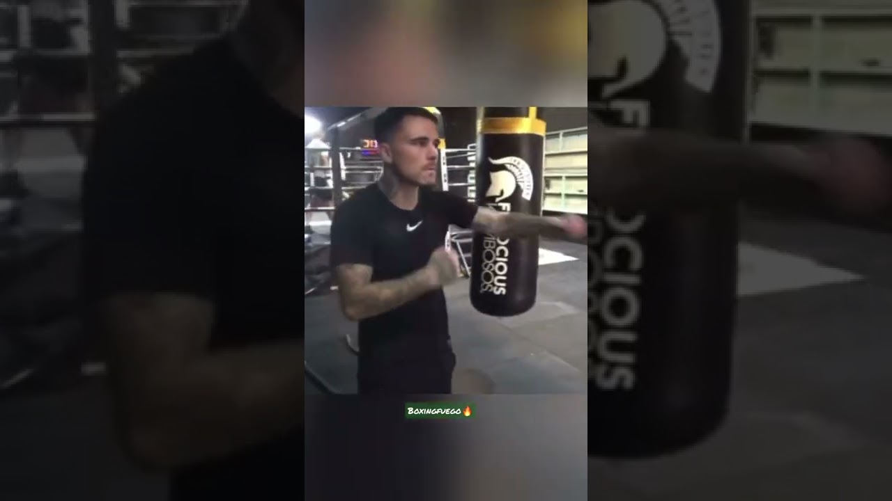 George Ferocious Kambosos training for Devin Haney Fight
