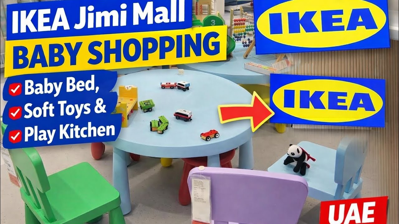IKEA Jimi Mall Baby Shopping | Baby Bed, Soft Toys & Kitchen Play Set