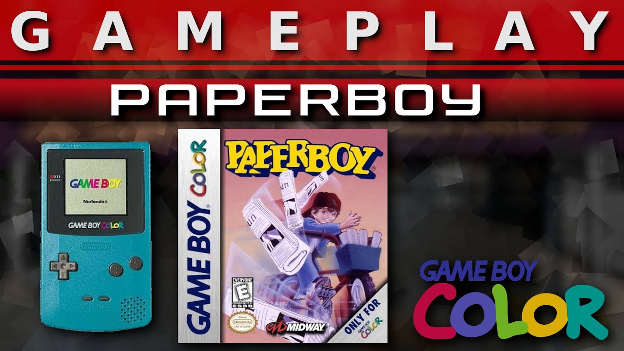 Gameplay : Paperboy [Gameboy Color] 