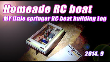 little springer rc boat building log