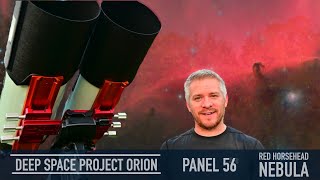 Photographing Orion - Panel 56 The Red Horsehead Nebula - A deep space project
